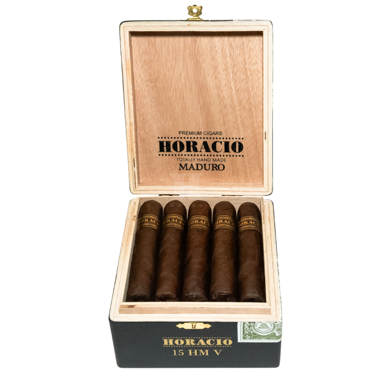Horacio HMV Maduro series box open front