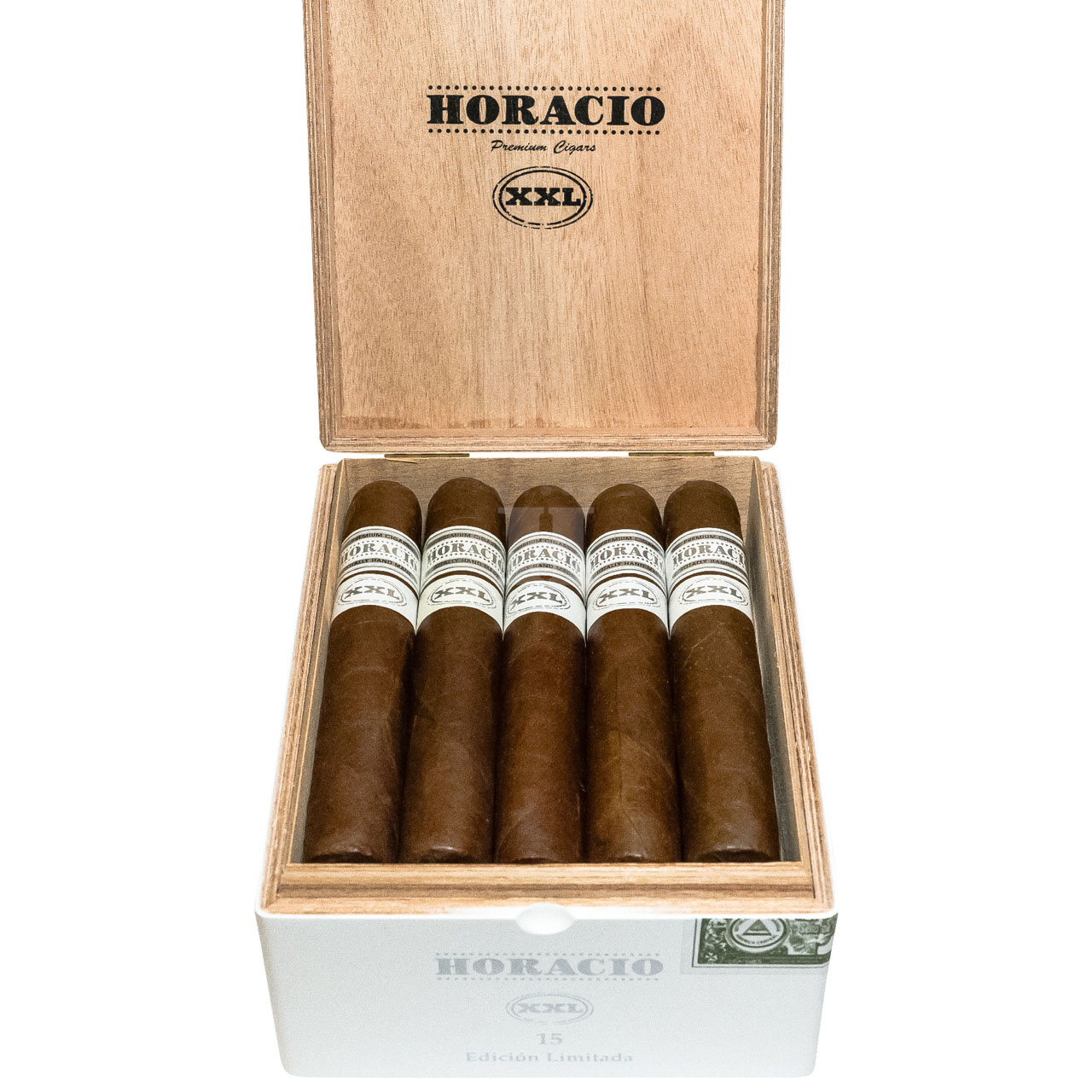 Horacio XXL box open front close-up